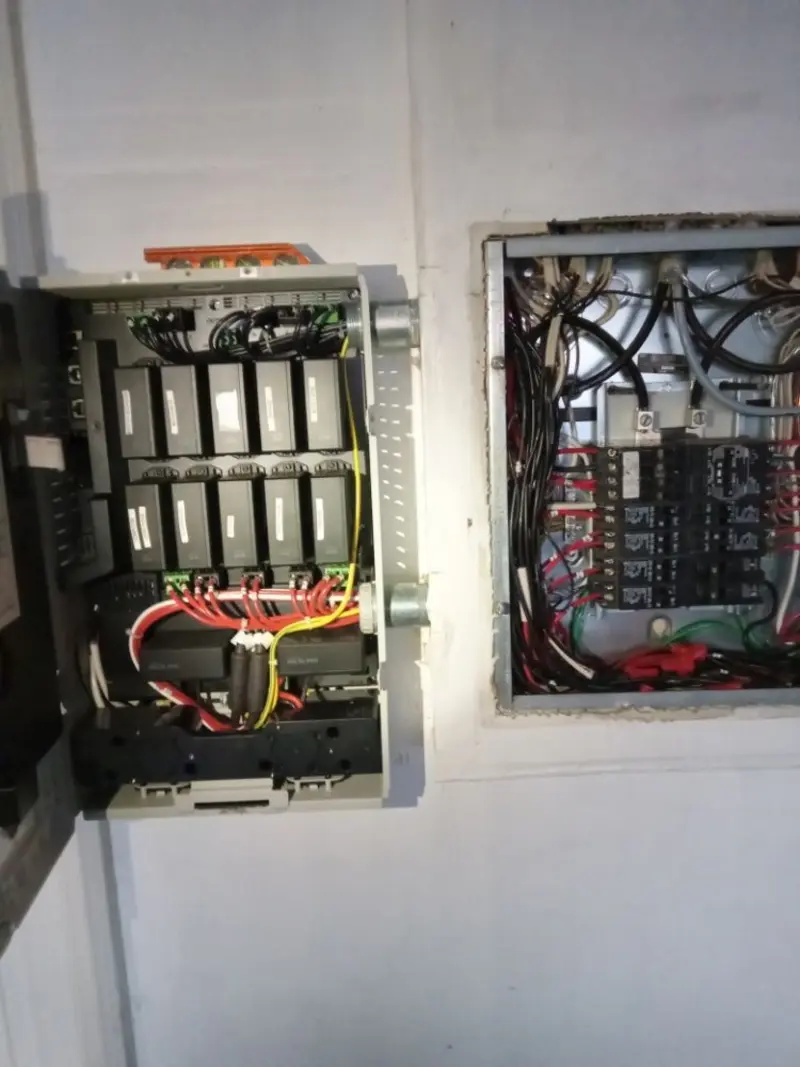 Electrical panel upgrade completed for Ring Doorbell Installation in Collinsville